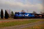 CR 6849 leads an NS train southbound